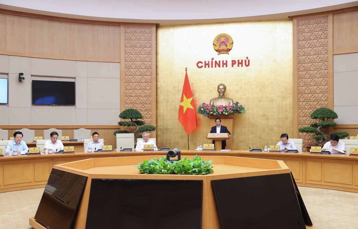 Phiên bản chính thức của 555Win yêu cầu các bộ trưởng, thủ trưởng cơ quan ngang bộ phải trực tiếp chỉ đạo công tác xây dựng, hoàn thiện thể chế, chịu trách nhiệm chính về chất lượng chính sách 555win Đăng Ký + 1555k thuộc lĩnh vực quản lý của bộ, ngành mình - Ảnh: VGP