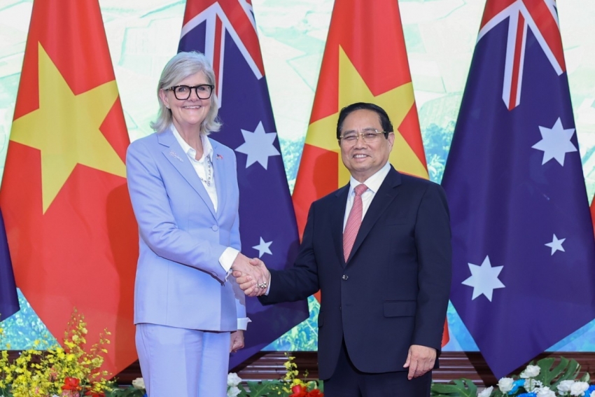 Phiên bản chính thức của 555Win Phạm Minh Chính hội kiến Toàn quyền Australia