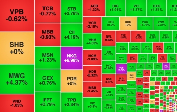 Cổ phiếu trụ giúp VN-Index 'thoát hiểm', MWG vượt đỉnh lịch sử