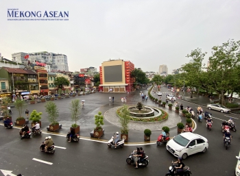 Diện mạo khoáng đạt của quảng trường Đông Kinh Nghĩa Thục sau cải tạo