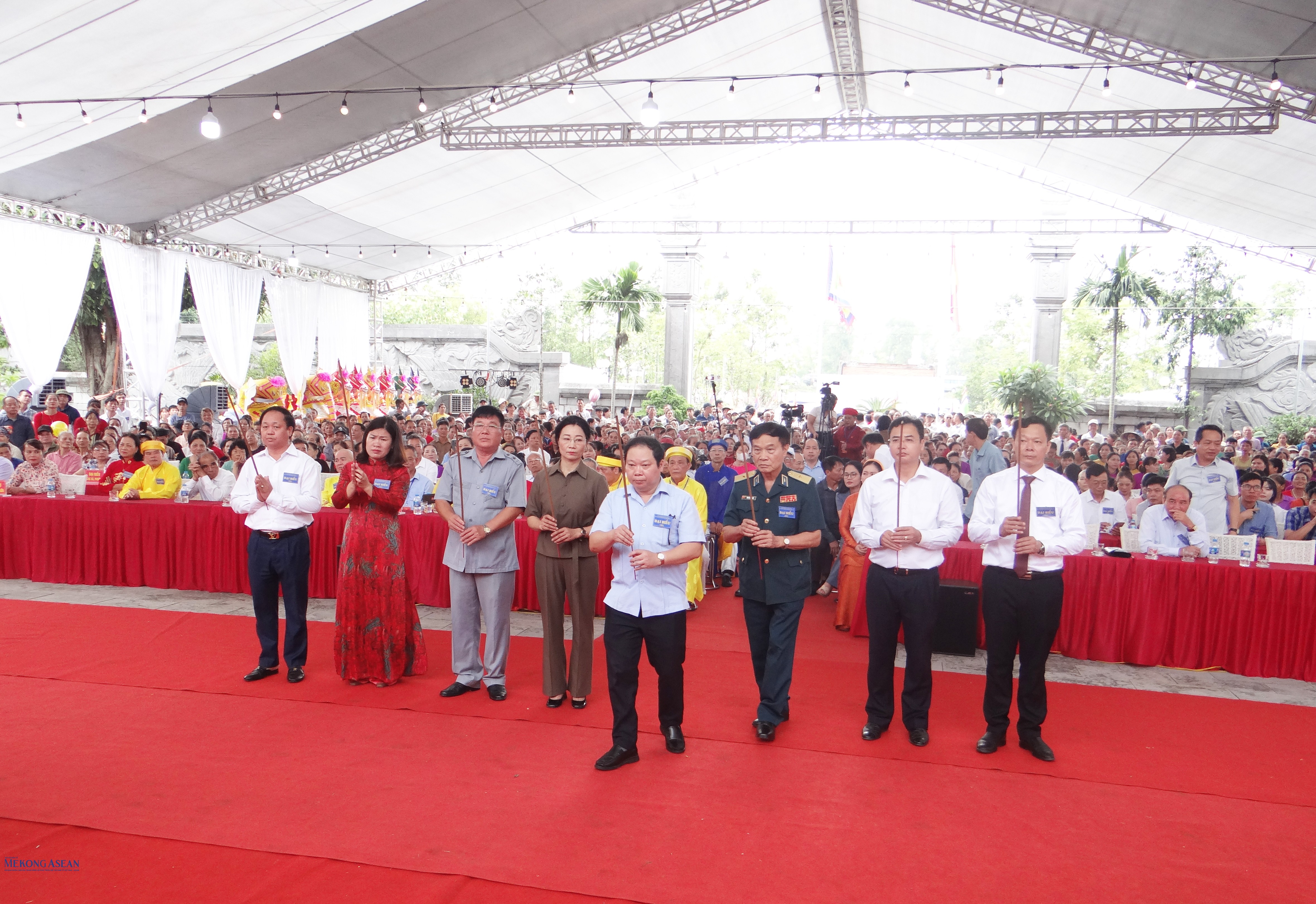 Tưởng niệm 1.118 năm ngày mất anh hùng dân tộc Khúc Thừa Dụ ở Hải Phòng
