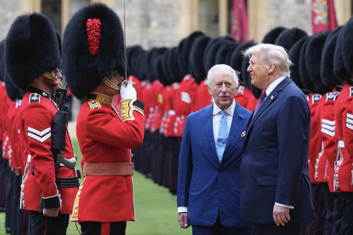 Vua Charles III và Tổng thống Mỹ Donald Trump tại lâu đài Windsor ngày 17/9. Ảnh: British Embassy Washington