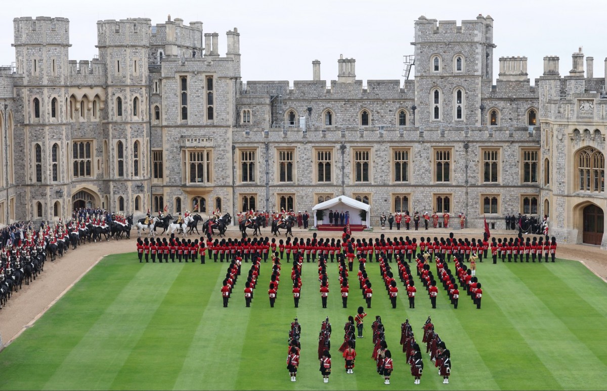Quang cảnh lâu đài Windsor ngày 17/9. Ảnh: British Embassy Washington