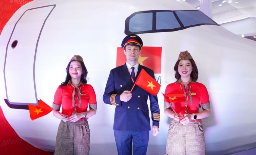 Vietjet khẳng định bản lĩnh hàng không thế hệ mới tại Triển lãm 80 năm