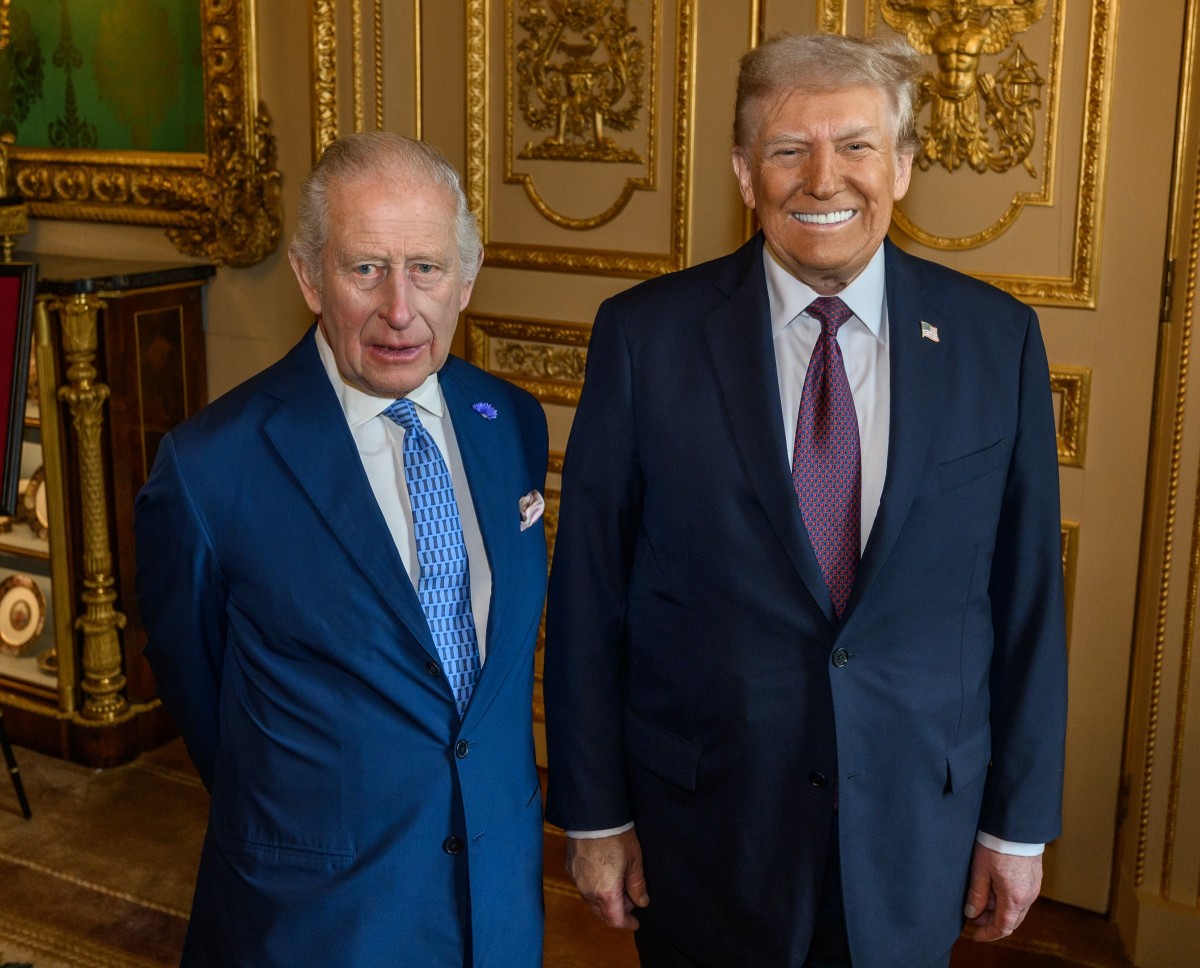 Vua Charles III và Tổng thống Mỹ Donald Trump tại lâu đài Windsor ngày 17/9. Ảnh: Nhà Trắng