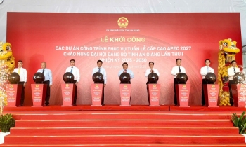 An Giang: Khởi động 10 công trình dự án trị giá 9.106 tỷ đồng phục vụ APEC 2027