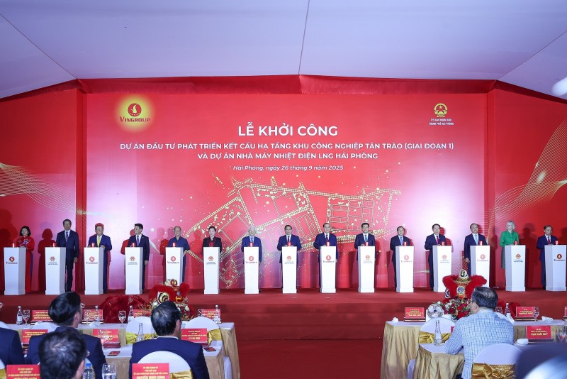 Hải Phòng: Khởi công dự án nhà máy nhiệt điện LNG công suất lớn nhất Việt Nam