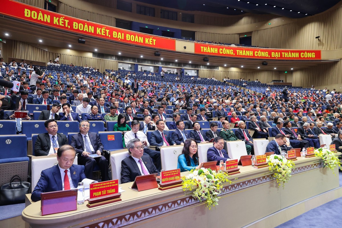 Các đại biểu tham dự đại hội. Ảnh: VGP.