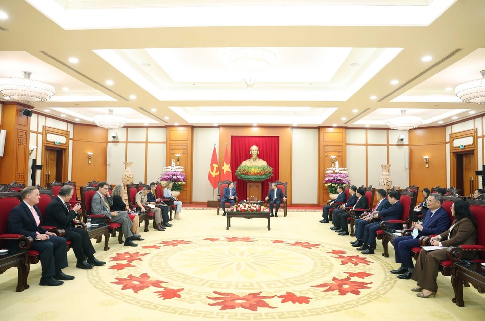 Tổng Bí thư: Quan hệ Việt Nam - Mỹ là hình mẫu trong quan hệ quốc tế Tổng Bí thư: Quan hệ Việt Nam - Mỹ là hình mẫu trong quan hệ quốc tế