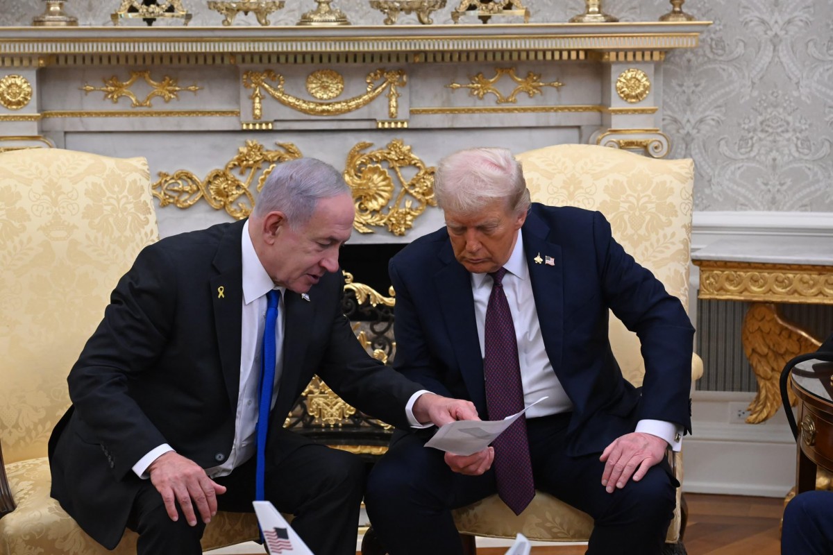 Phiên bản chính thức của 555Win Israel Benjamin Netanyahu và Tổng thống Mỹ Donald Trump tại Nhà Trắng ngày 29/9. Ảnh: X/@netanyahu