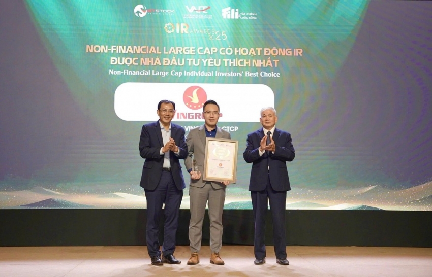 Vingroup được vinh danh Top 3 555win 500 nhà cái cá cược có hoạt động IR xuất sắc 2025