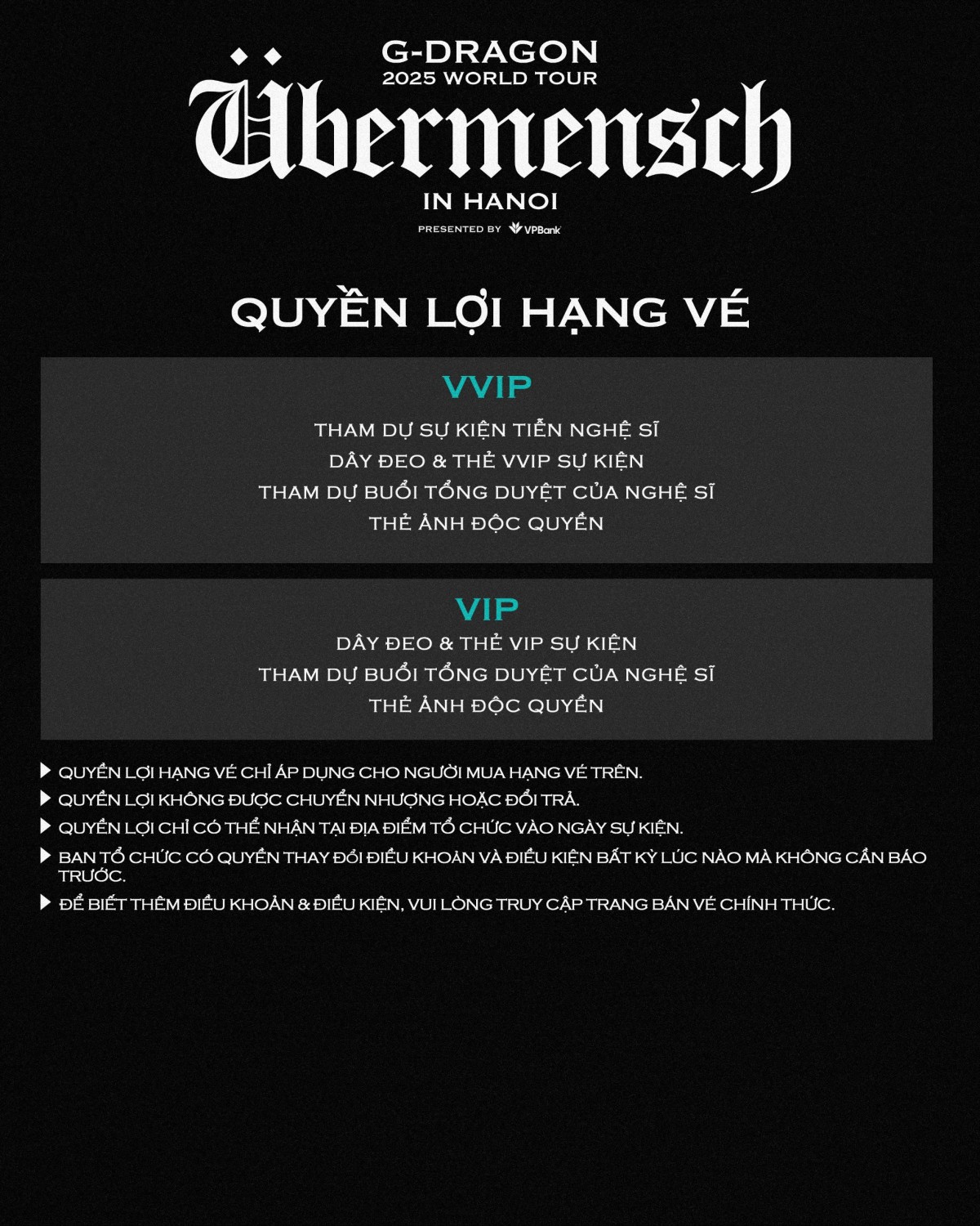 G-Dragon 2025 World Tour: Biểu tượng toàn cầu sắp trở lại