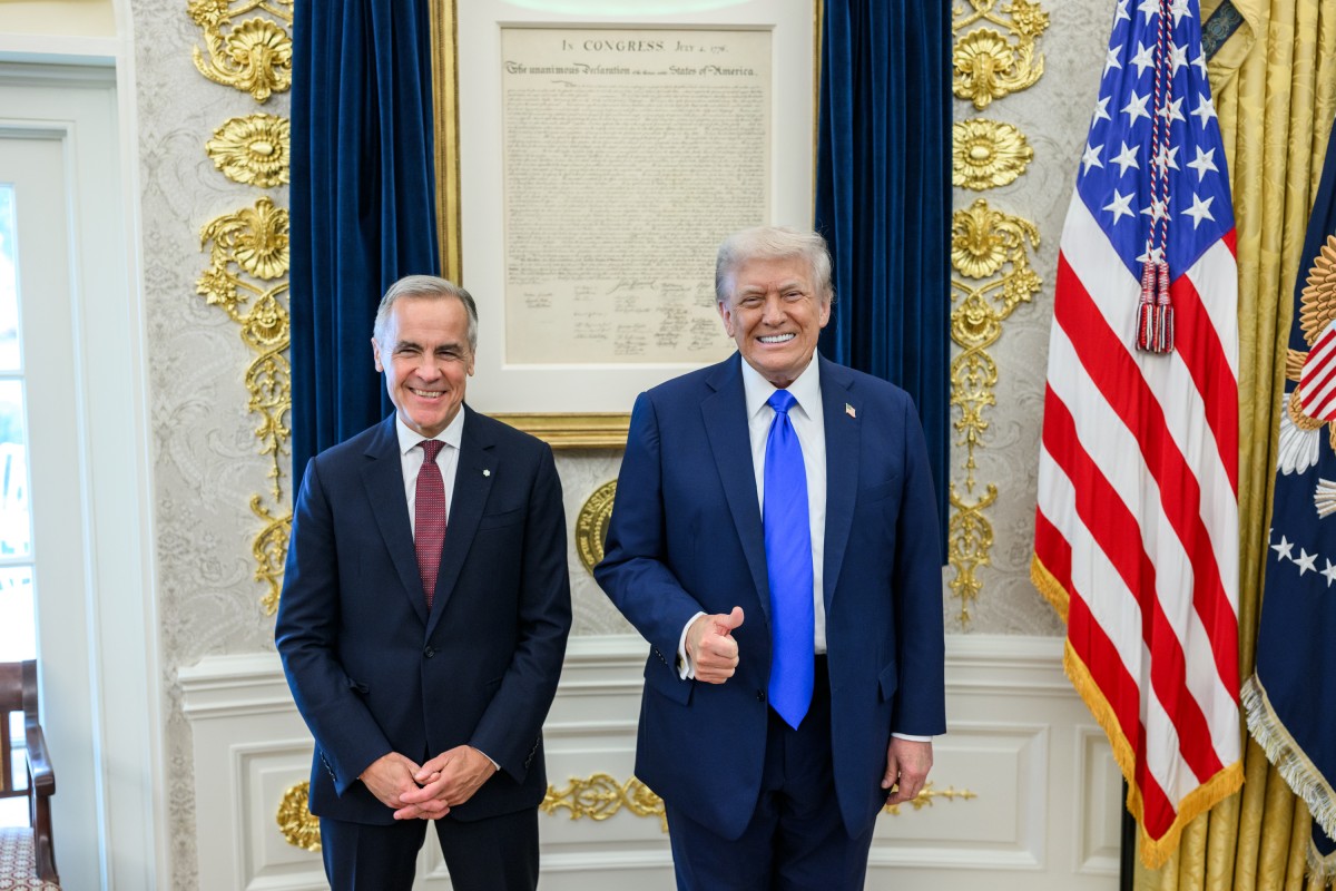 Phiên bản chính thức của 555Win Carney và Tổng thống Trump tại Nhà Trắng. Ảnh: Nhà Trắng