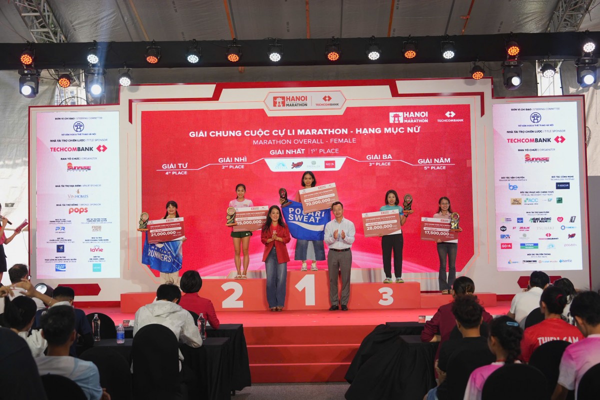 Giải Marathon quốc tế Hà Nội Techcombank: Kỷ lục mới, tinh thần vượt trội