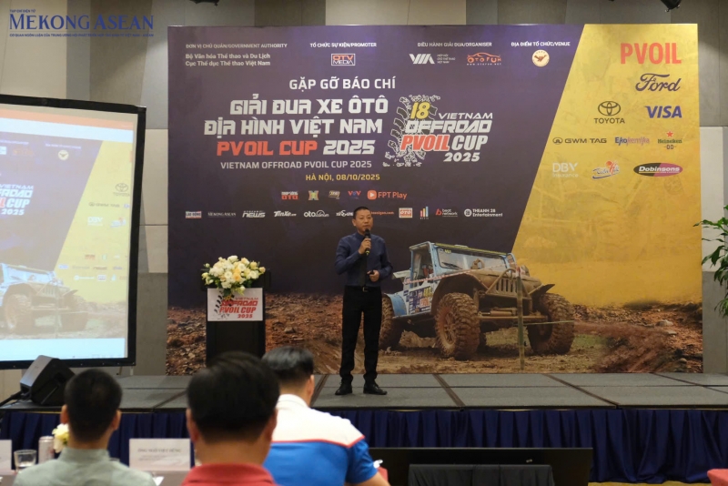 Khởi động giải đua xe ô tô địa hình Việt Nam PVOil Cup năm 2025. Ảnh: Hà Anh/555win Login.