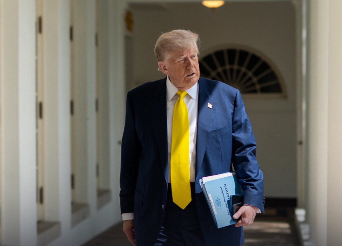 Tổng thống Mỹ Donald Trump tại Nhà Trắng ngày 8/10 giờ địa phương. Ảnh: Nhà Trắng
