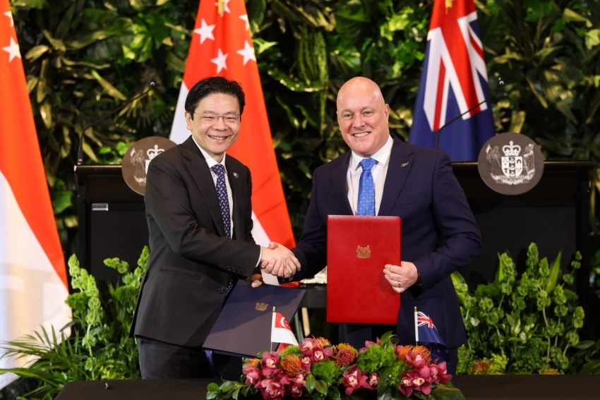 Singapore và New Zealand nâng cấp quan hệ lên Đối tác chiến lược toàn diện