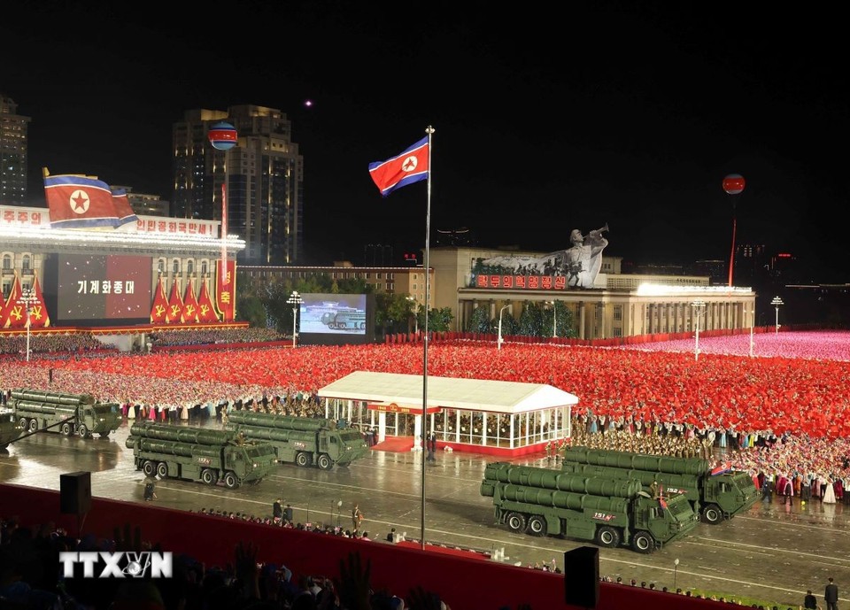 Lễ kỷ niệm 80 năm Ngày thành lập Đảng Lao động Triều Tiên (10/10/1945 - 10/10/2025) tổ chức tại quảng trường Kim Nhật Thành, thủ đô Bình Nhưỡng.