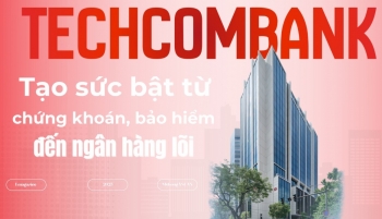 Techcombank: Tạo sức bật từ chứng khoán, bảo hiểm đến ngân hàng lõi