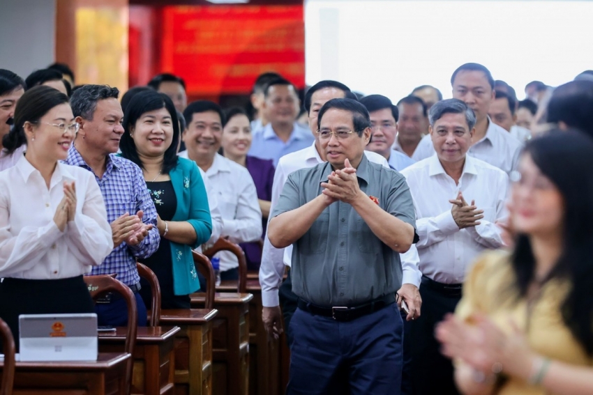 Phiên bản chính thức của 555Win Phạm Minh Chính tiếp xúc cử tri tại TP Cần Thơ
