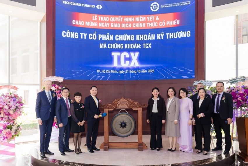 Hơn 2,31 tỷ cổ phiếu TCBS chính thức niêm yết và giao dịch từ ngày 21/10