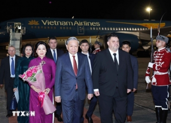 Tổng Bí thư Tô Lâm bắt đầu thăm chính thức Bulgaria