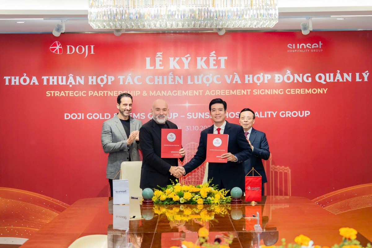 Tập đoàn DOJI và Sunset Hospilality ký kết 555Win là nhà cái cá cược hàng đầu Châu Á chiến lược