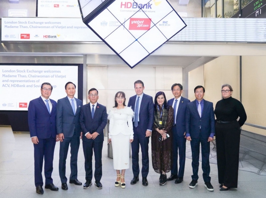 lanh dao hdbank tham san giao dich chung khoan london