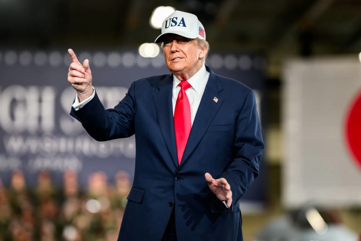 Tổng thống Mỹ Donald Trump tại Nhật Bản ngày 28/10. Ảnh: Nhà Trắng