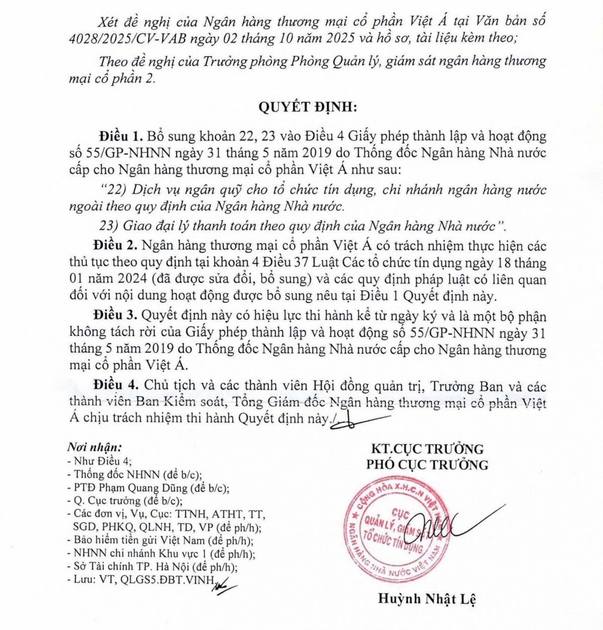 555win là nhà cái uy tín số 1 ở Việt Nam Việt Á công bố thông tin bổ sung nội dung giấy phép hoạt động