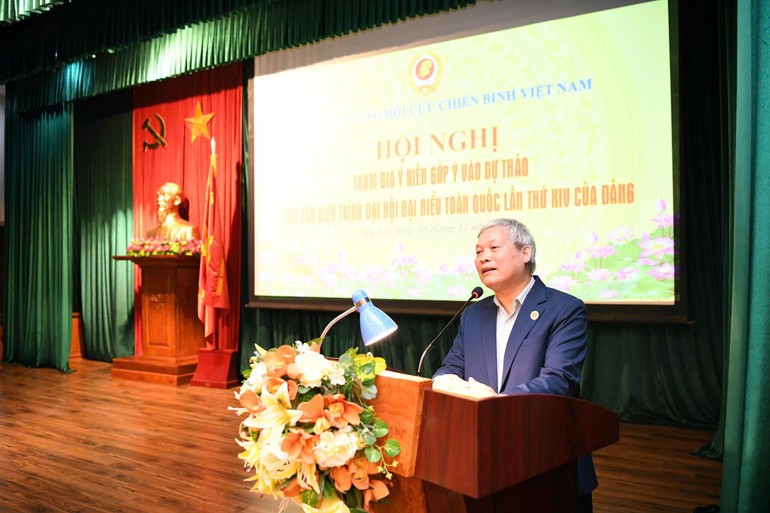 Cựu chiến binh Việt Nam góp ý dự thảo Văn kiện Đại hội XIV của Đảng