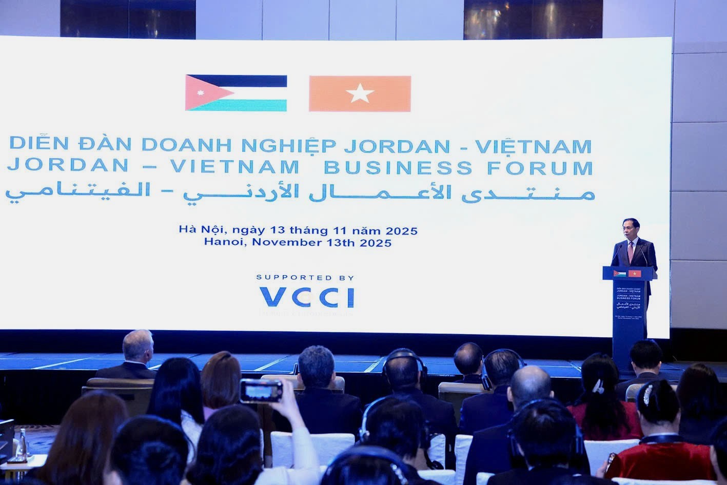 Việt Nam đề nghị Jordan đàm phán, ký kết hiệp định về đầu tư