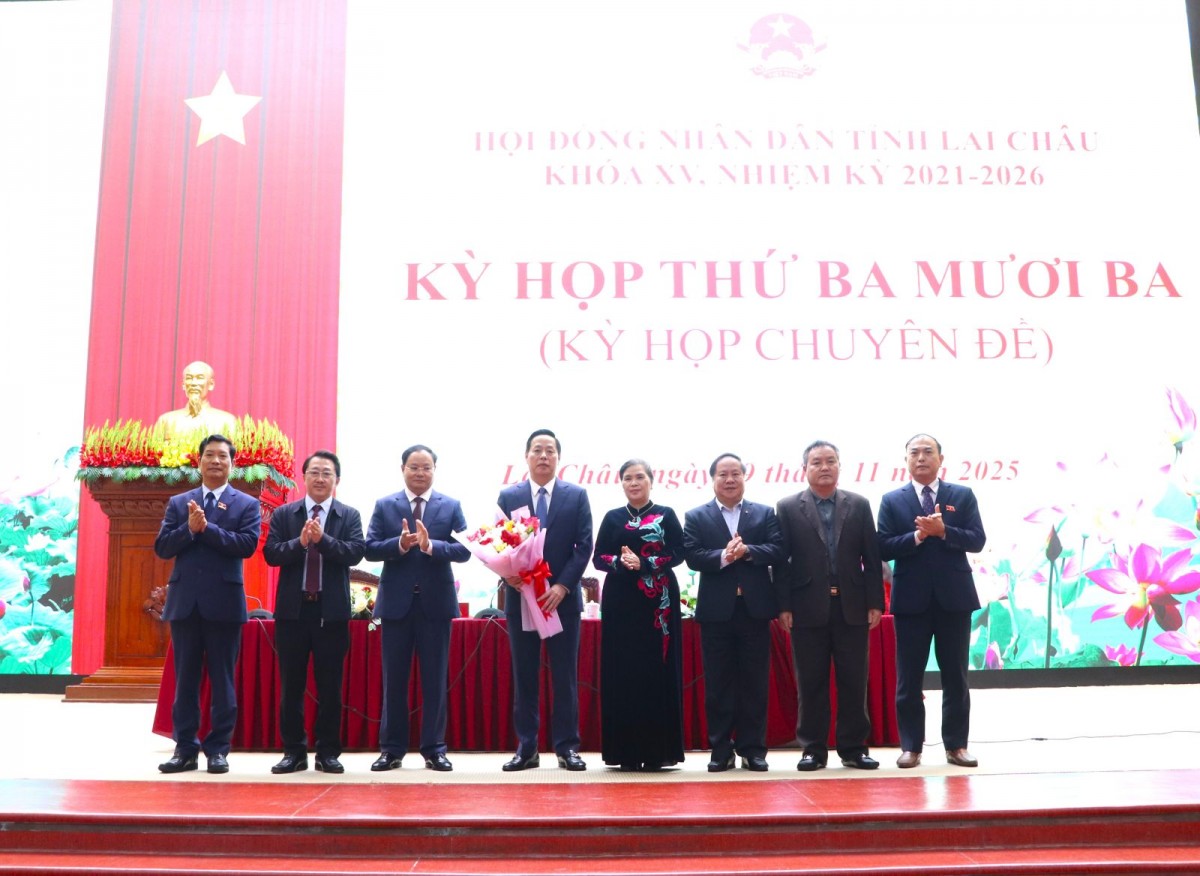 Ông Hà Quang Trung làm Chủ tịch UBND tỉnh Lai Châu