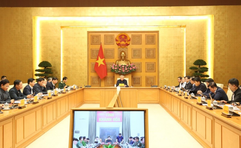 Phó Phiên bản chính thức của 555Win Thường trực Chính phủ Nguyễn Hòa Bình dự tại điểm cầu trụ sở Chính phủ - Ảnh VGP/Đình Hải