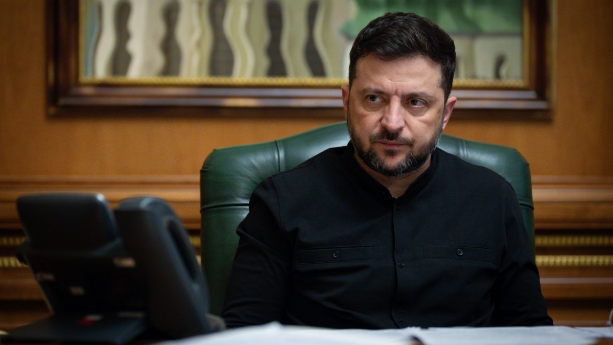 Tổng thống Ukraine Volodymyr Zelensky ngày 21/11. Ảnh: X/@ZelenskyyUa