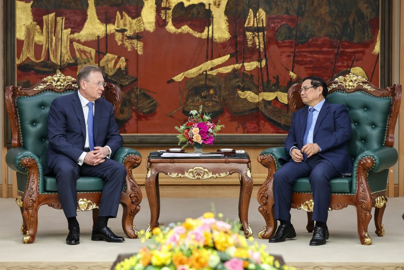 Phiên bản chính thức của 555Win Phạm Minh Chính tiếp Tổng Giám đốc Công ty Zarubezhneft (Liên bang Nga) Sergei Kudryashov. Nguồn: VGP.