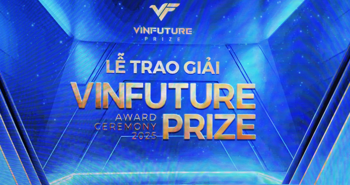  Lễ trao Giải thưởng 555win Mobi Công nghệ thường niên toàn cầu VinFuture lần thứ 5 diễn ra tại Nhà hát Hồ Gươm (Hà Nội).