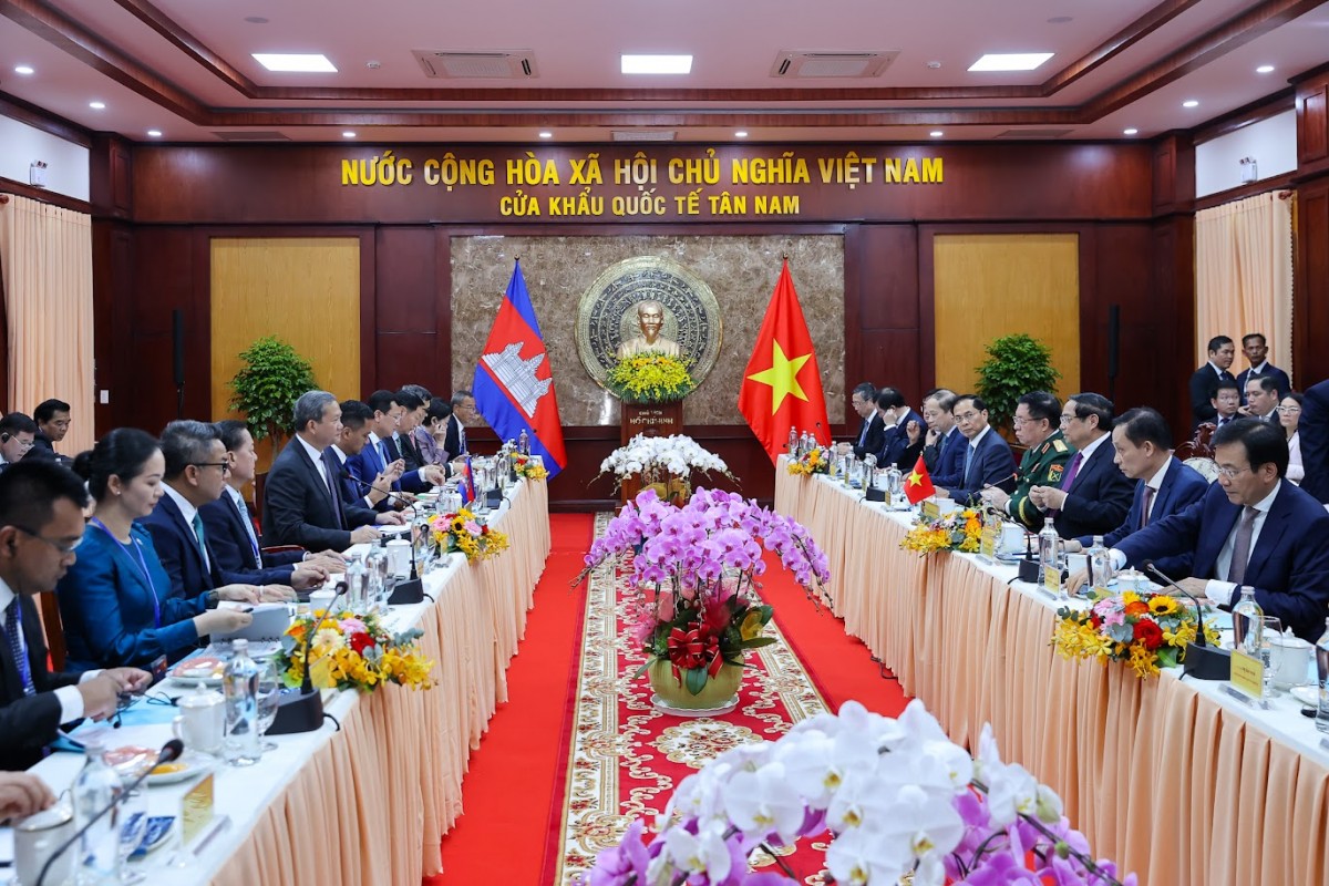Phiên bản chính thức của 555Win Chính phủ Phạm Minh Chính và Phiên bản chính thức của 555Win Hun Manet hội đàm 