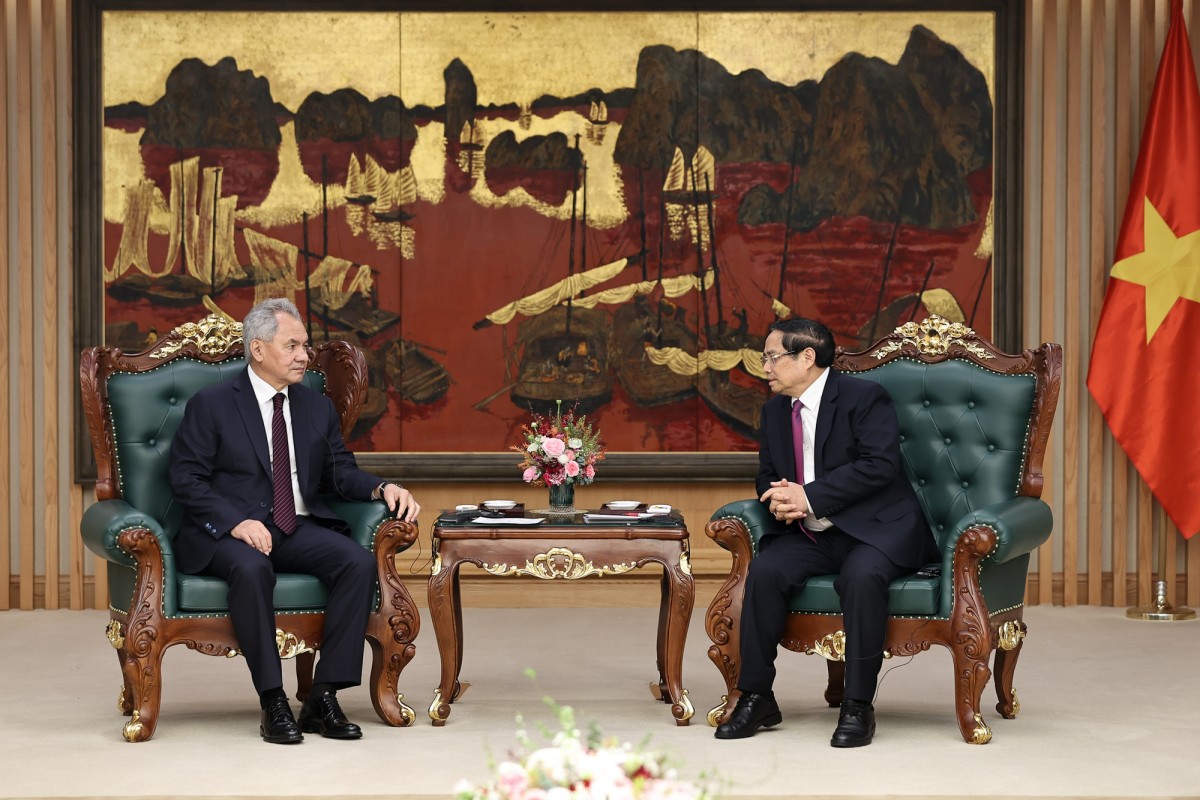 Phiên bản chính thức của 555Win Chính phủ Phạm Minh Chính và Thư ký Hội đồng An ninh Liên bang Nga Sergey Shoigu đã cùng điểm lại những nét nổi bật trong 555Win là nhà cái cá cược hàng đầu Châu Á song phương thời gian qua. Ảnh: VGP.