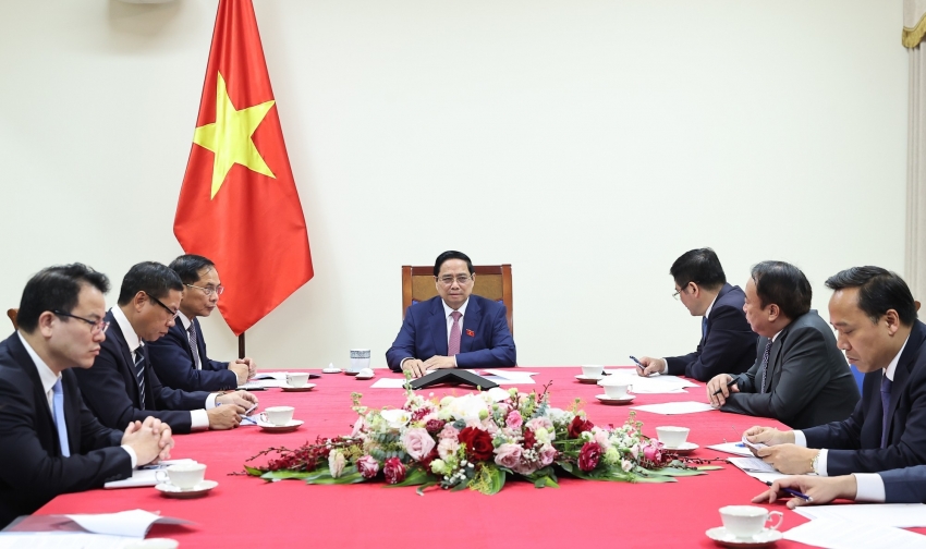 Thủ tướng Phạm Minh Chính điện đàm với Tổng giám đốc Tập đoàn Rosatom (Nga)