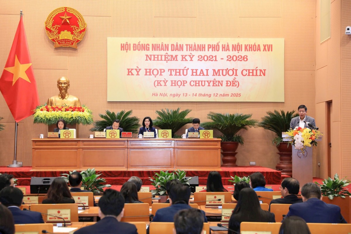  kỳ họp thứ 29 HĐND Thành phố sáng 14/12.