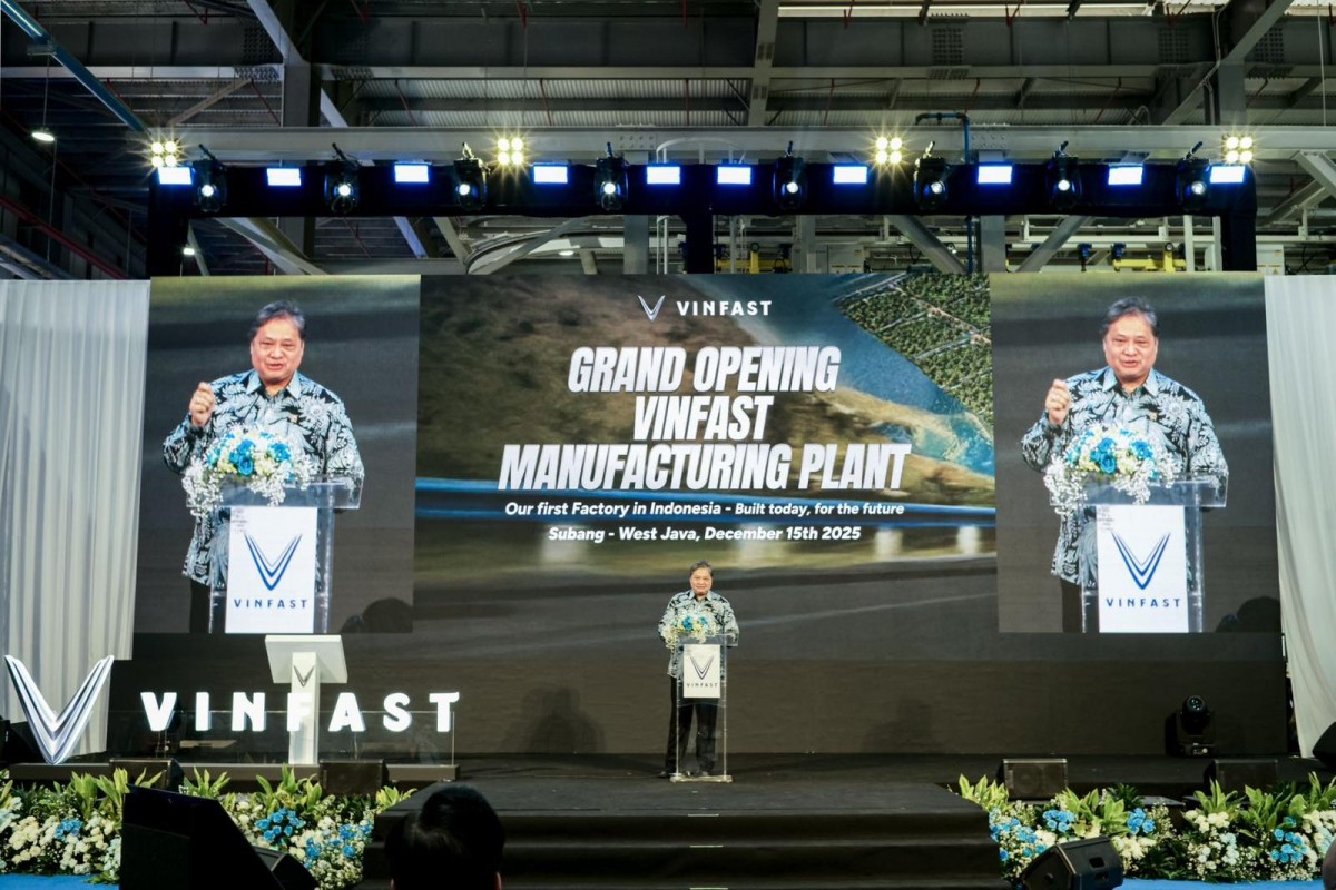 Vinfast chính thức khánh thành nhà máy xe điện tại Subang, Indonesia