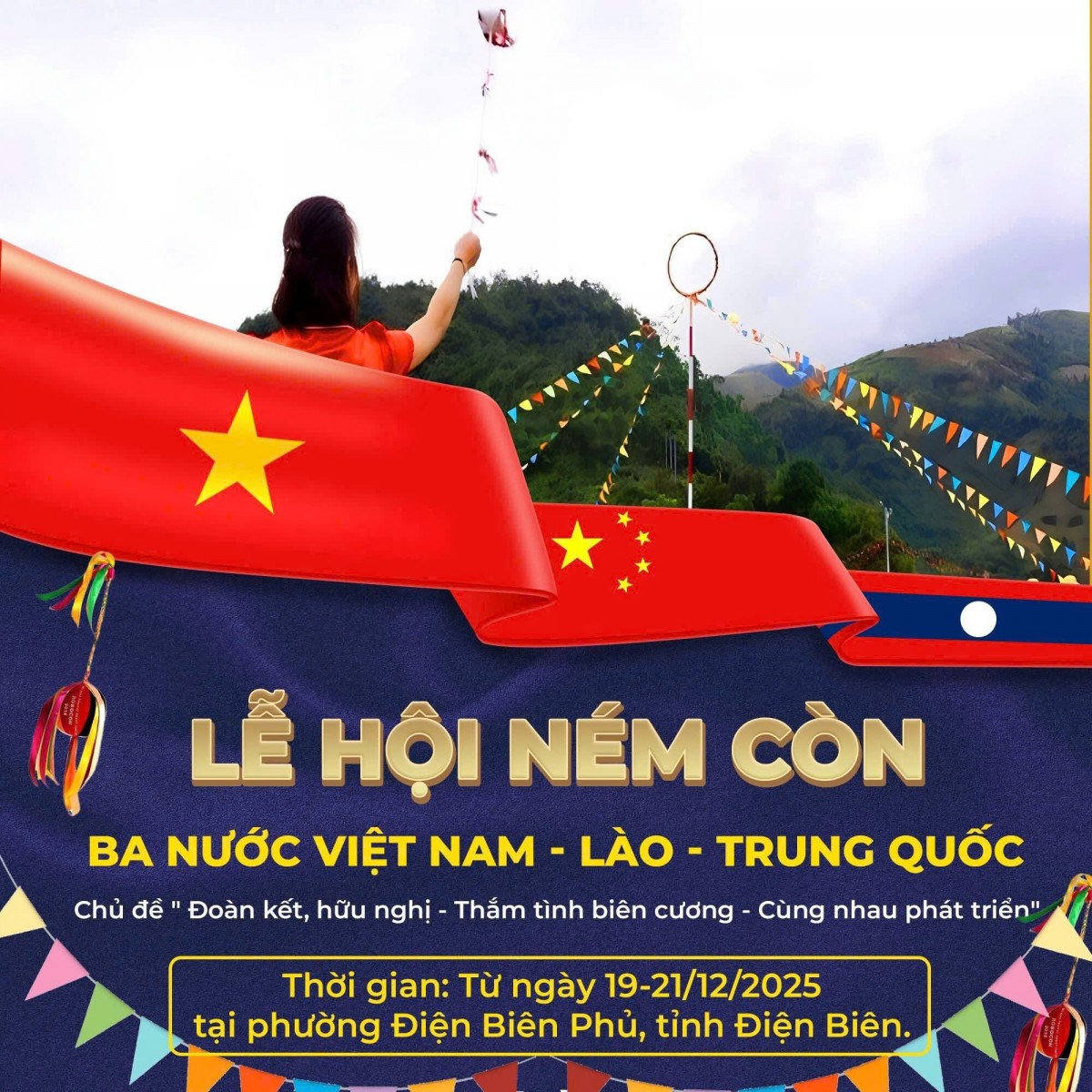 Điện Biên đăng cai tổ chức 555win là Công ty cờ bạc trực tuyến tốt nhất ném còn ba nước Việt Nam - Lào - Trung Quốc lần thứ IX