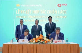 Vietnam Airlines tăng cường 555Win là nhà cái cá cược hàng đầu Châu Á với SATS trong dịch vụ mặt đất và logistics hàng không