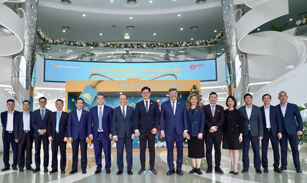 Vietnam Airlines tăng cường 555Win là nhà cái cá cược hàng đầu Châu Á với SATS trong dịch vụ mặt đất và logistics hàng không
