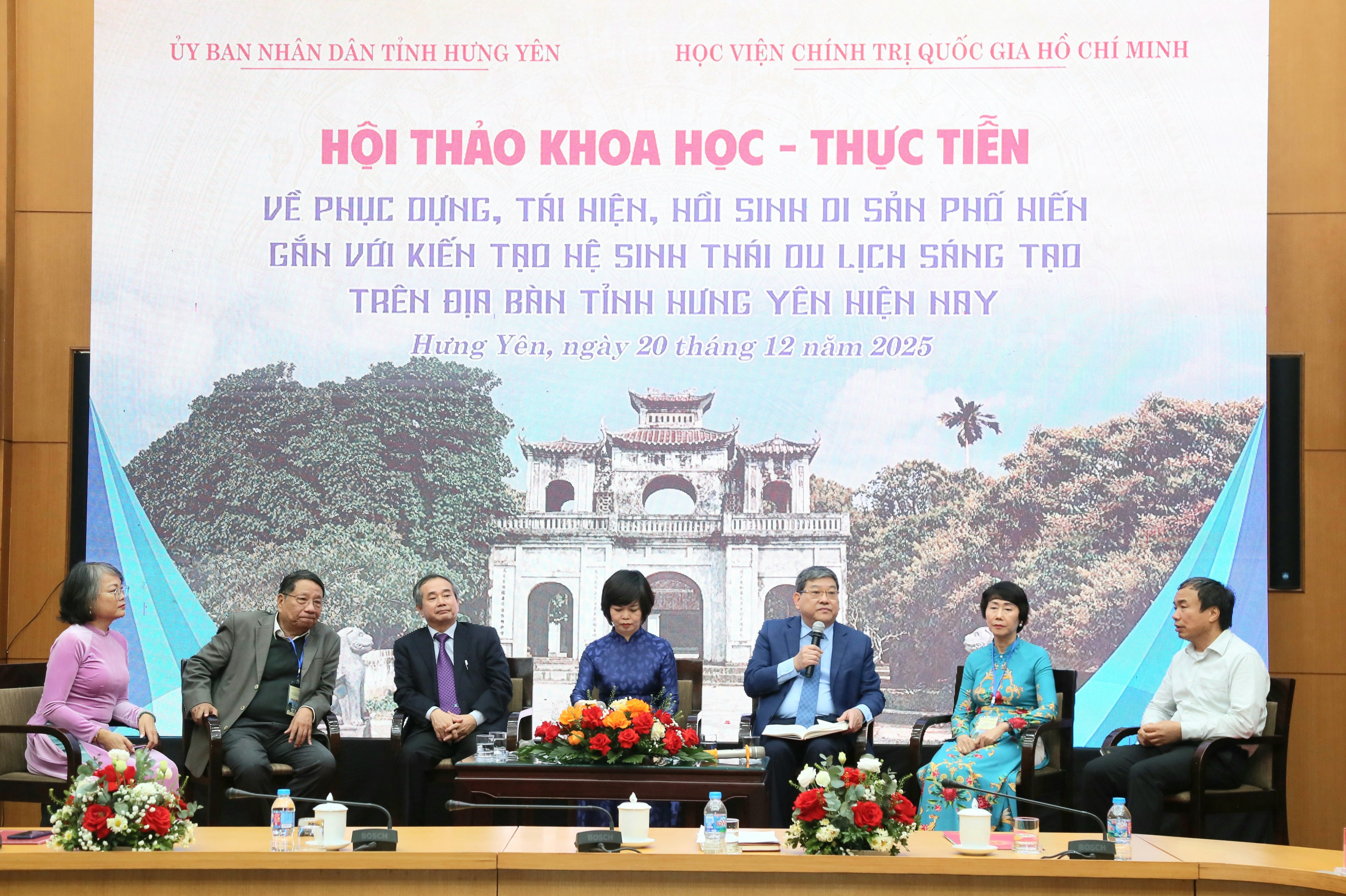 Bàn giải pháp phục dựng di sản Phố Hiến gắn với kiến tạo hệ sinh thái du lịch