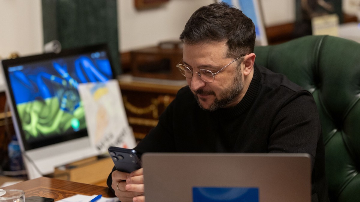 Tổng thống Ukraine Volodymyr Zelensky ngày 23/12. Ảnh: X/@ZelenskyyUa