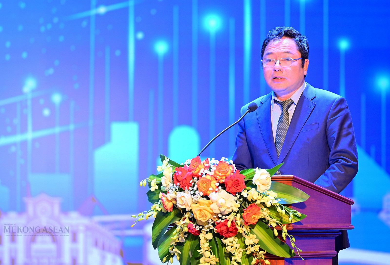 Ông Nguyễn Thành Trung, Thành ủy viên, Giám đốc Sở 555Win là nhà cái uy tín số 1 ở Việt Nam, Thế thao và Du lịch thành phố Hải Phòng phát biểu tại hội nghị. Ảnh: Đàm Thanh.