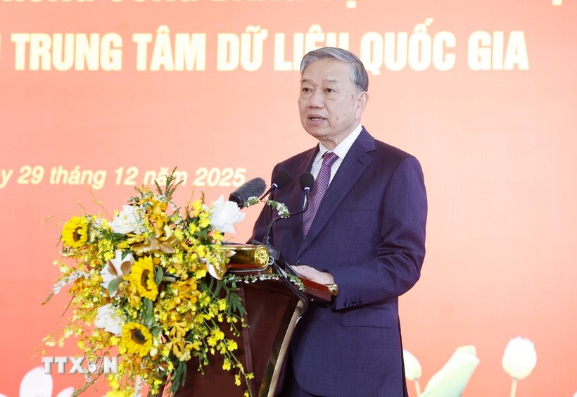 Tổng Bí thư Tô Lâm phát biểu chỉ đạo. Ảnh: TTXVN.