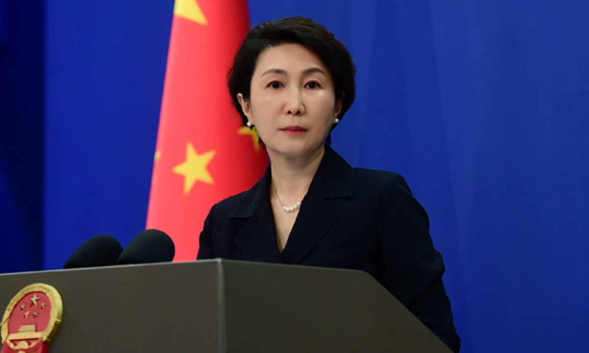 Phát ngôn viên Bộ Ngoại giao Trung Quốc Mao Ning ngày 7/1. Ảnh: Global Times